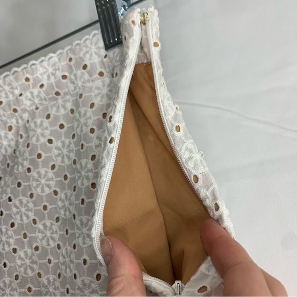 NWT MICHAEL MICHAEL KORS Eyelet Ruffled Midi Skirt, size 0 - Picture 10 of 15